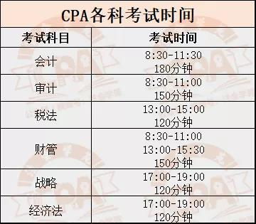 注册会计师考试时间2021考试时间(cpa考试时间2021年)