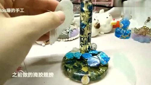 滴胶 天使的救赎桌摆,垃圾包底座和材料再利用,又是新的装饰品 