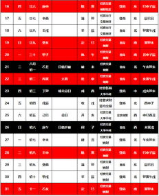 2020鼠年吉凶日历 7月结婚搬家庆典择日择吉