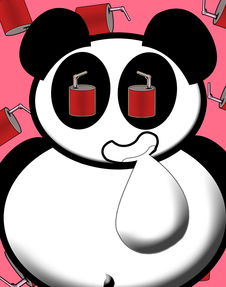 爱喝可乐的熊猫系列作品