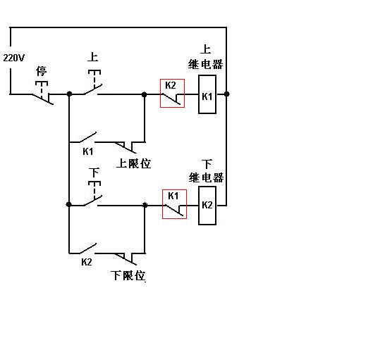 两个电机 两个按钮开关 当一个开启 另一个便不能开启 求详细电路图 详细解决方法 ZOL问答 