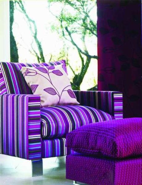 紫色颜色沙发