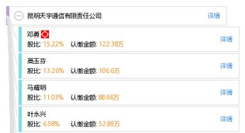 天宇通信集团有限公司 上市公司部分的信息