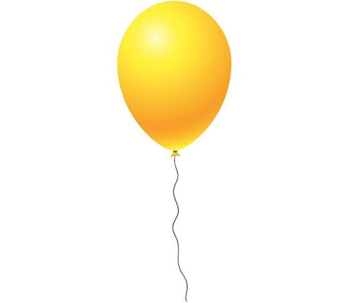 求ps大神把除了中间黄色大气球,其他部分去掉,谢谢 