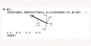 收藏 初中物理杠杆知识难点