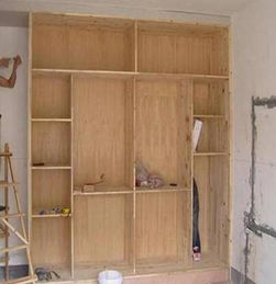 木工做的衣柜