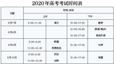 高考时间有变 今年起,北京高考时间变更为4天