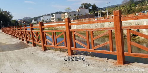 水泥仿木栏杆是怎么做出来的,仿木护栏制作视频,仿木围栏上色漆