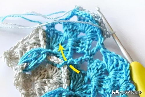 钩针编织美丽的连环镂空图案,图解教程,织儿童毛衣很不错哦