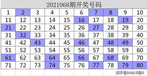 快乐8第2021069期双区选号只看前20号,三表合一相互验证查漏补缺