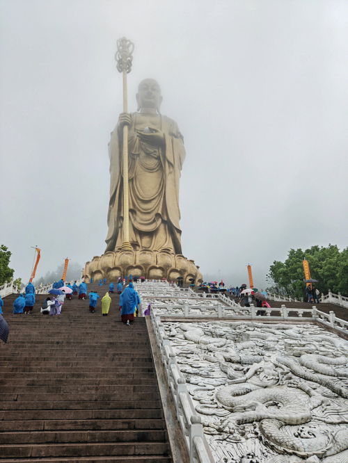 旅游风光分享 九华山祈福 