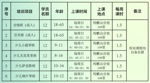 2022光明文化馆传麒山分馆器乐培训报名指南及课程安排 