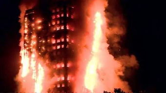 伦敦又出事 大楼被火海吞没,烧了9个小时还没完全扑灭 