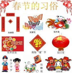 春节的风俗50字左右,春节的民间习俗