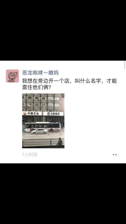 我在这儿开店应该取个什么样的名字才能震住他们呢 