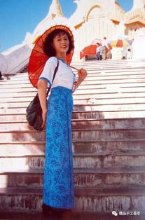 超美的布艺傣族女孩长裙的裁剪制作方法 