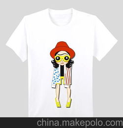 DIY个性原创手绘卡通男女T恤 韩版时尚宽松大码T恤短袖男女装上衣