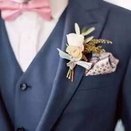 明星婚礼胸花 胸花如何选择和佩戴 注意胸花与服装的搭配 