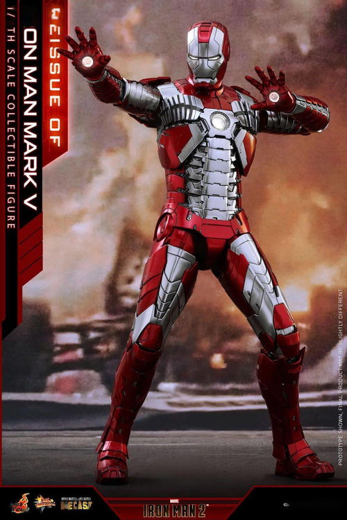 新品预定 HOTTOYS HT 1 6 钢铁侠MK5 MMS400D18B 合金珍藏人偶