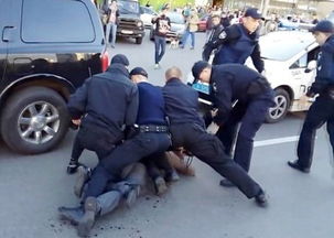 前奥运摔跤冠军酒驾遭拦 与7警察激战被制服 