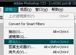 Adobe Photoshop CS 8.0的液化工具在哪？