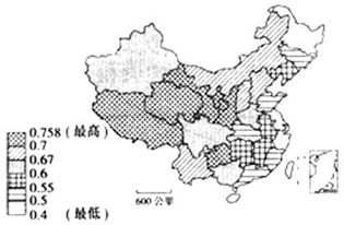 麻烦老师解答 下图是 我国2008年各 