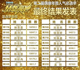 梦想高飞 SNH48第二届偶像年度人气总选举发布演唱会 