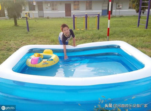 便捷实用的儿童充气游泳池,利用暑假大赚
