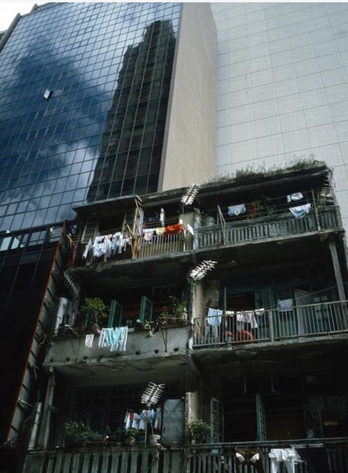 30多年前的香港 一座座高楼大厦,处处拔地而起