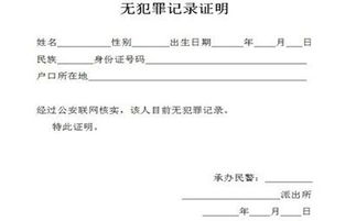 办理无犯罪证明需要带什么材料 