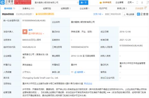 有人知道征信上显示的重庆苏宁小额贷款有限公司是哪家网贷app嘛