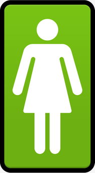 绿色厕所标志图素材图片免费下载 高清psd 千库网 图片编号9303338 