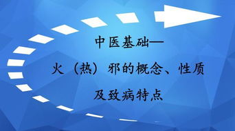 中医基础 火 热 邪的概念 性质及致病特点 