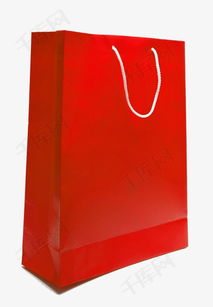 一个红色纸袋素材图片免费下载 高清装饰图案png 千库网 图片编号4449743 