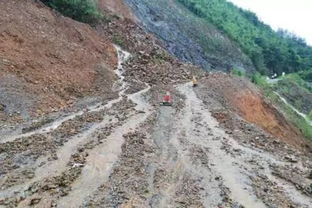 天峨 大暴雨来袭,多处路段塌方有落石,交通中断,他们赴现场抢险救灾