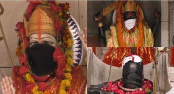 印度寺庙住持给庙里神像集体戴口罩 保护各路大神,免受空气污染