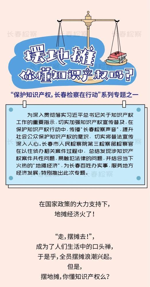 摆地摊,你懂知识产权吗