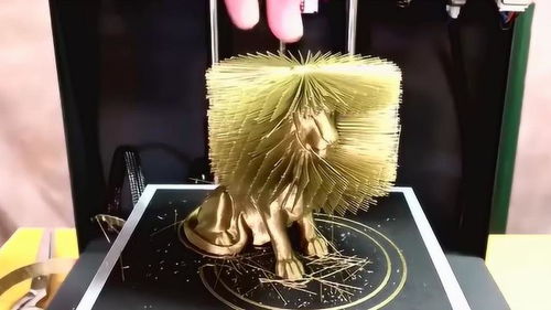 3D印刷技术 手工制作一头玩具狮子,太不可思议了 