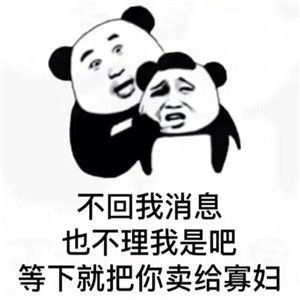 不回我信息不理我是吧等下把你卖给寡妇图片高清版下载