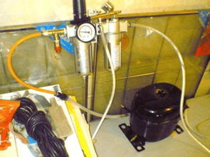 用冰箱的压缩机怎样改成气泵 