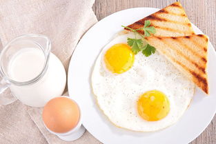 鸡蛋可以和牛奶一起吃吗早餐