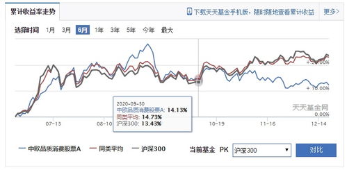 中欧消费基金今年走势怎么样？