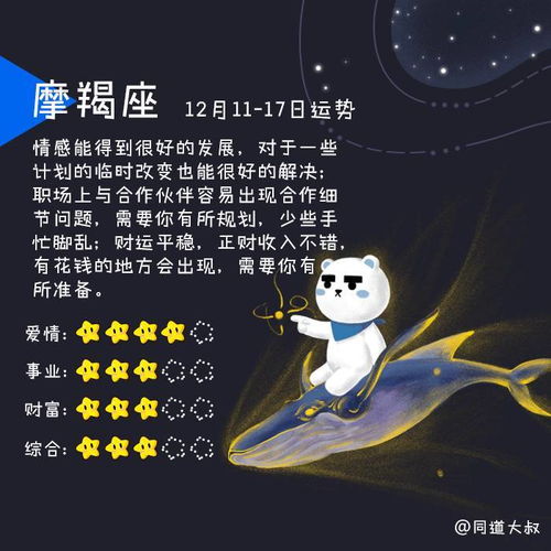 12月11 17日十二星座一周运势分析