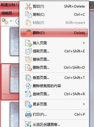 如何快速删除PDF文档中某一页某几页 