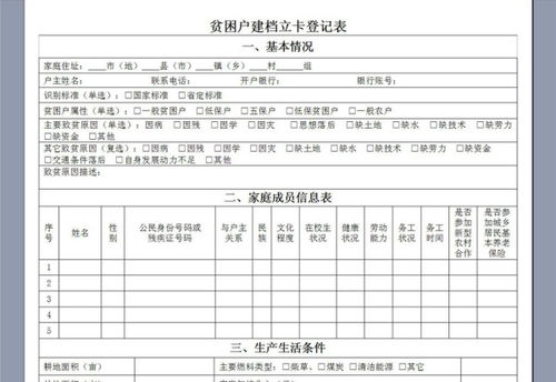 建档立卡贫困户申请的具体流程是什么？