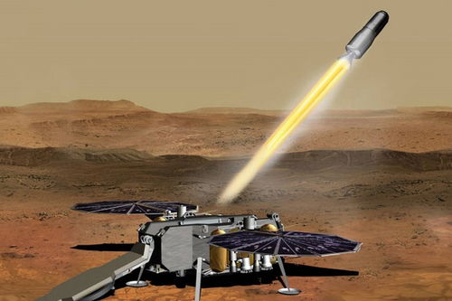 合众社 美国宇航局签约建造从火星发射飞船 将样品送回地球 