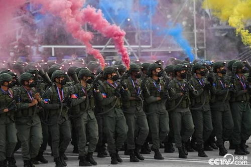 委内瑞拉举行阅兵仪式庆祝独立日 