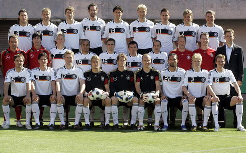 08欧洲杯德国23人阵容 全家福 