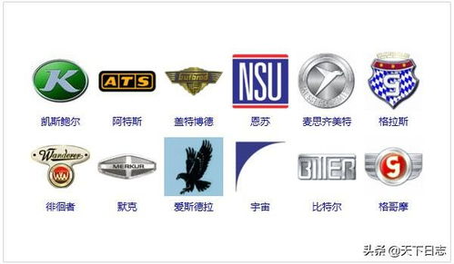 常见汽车品牌英文名(上汽大众各车型中文和英文名字)