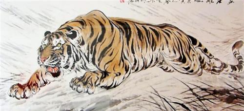 古代老虎长啥样 从古画中直观古人眼中的老虎,网友 这叫猛虎